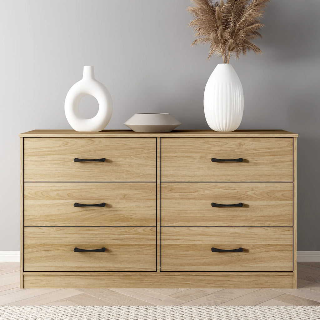 White 6 Drawer Dresser M486348