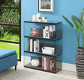 White Faux Marble 4 Tier Bookcase V3988