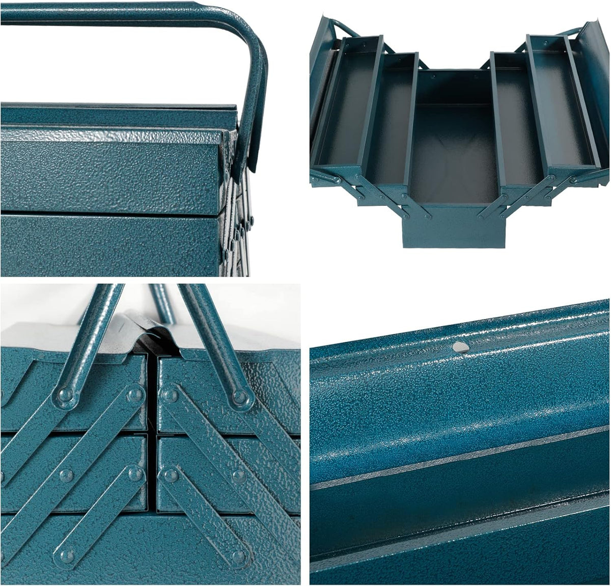 20 Inch Cantilever Metal Tool Box, Pack of 2 Y8890