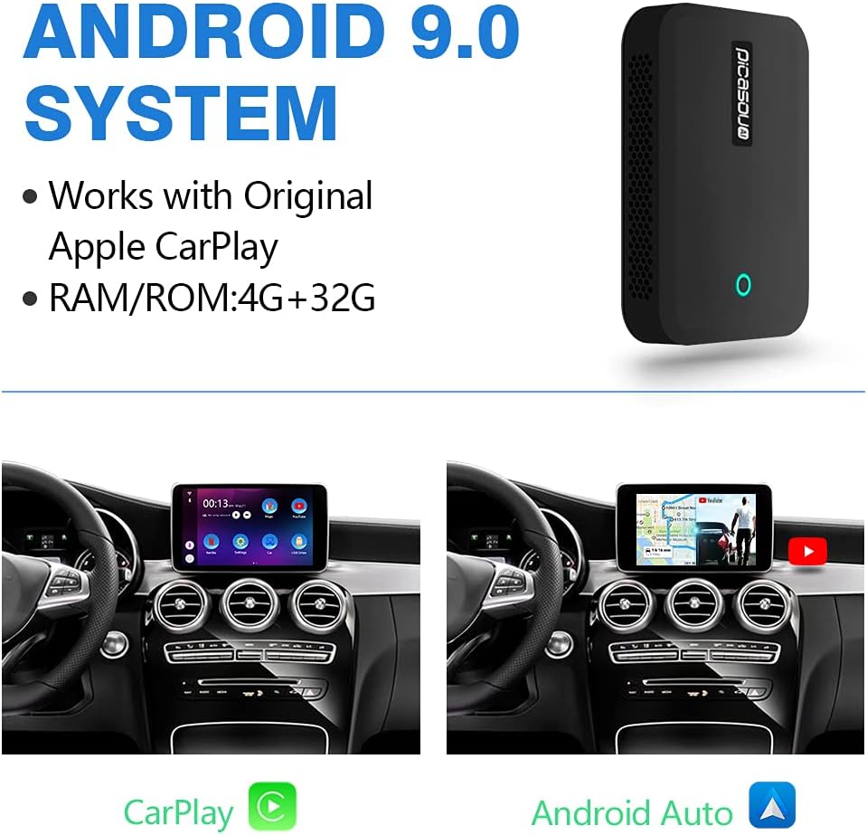 CarPlay Wireless Adapter for OEM Wired CarPlay Cars D208