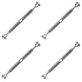 1/2 Inch x 12 Inches Galvanized Jaw and Jaw Turnbuckles I8491