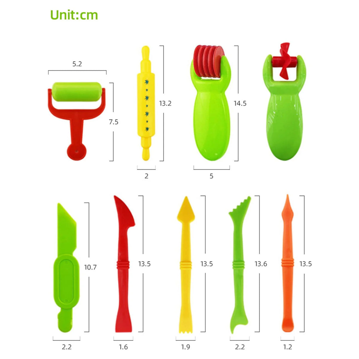 26 Pieces Play Dough Tools Set with Molds Rollers Cutters U770027