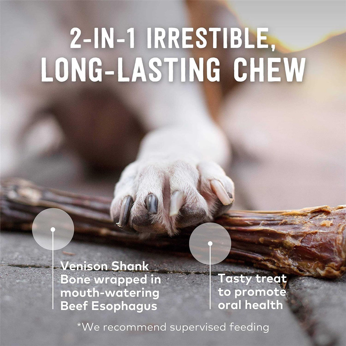 Deer Shank Bone Dog Chew A976631