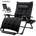 Oversized Gray Ergonomic Folding Recliner Chair V803