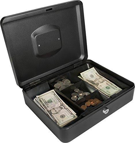 12-Inch Cash Box with Key Lock L82263
