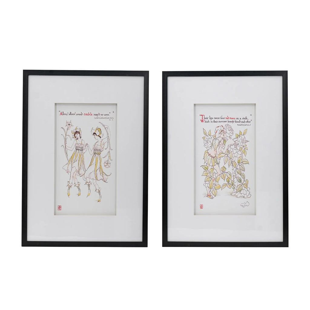 Decorative Framed Wall Arts 27.5" x 19.75" 2ct T45645