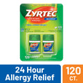 24 Hour Allergy Relief Tablets 10mg Cetirizine HCl 120 ct B491979
