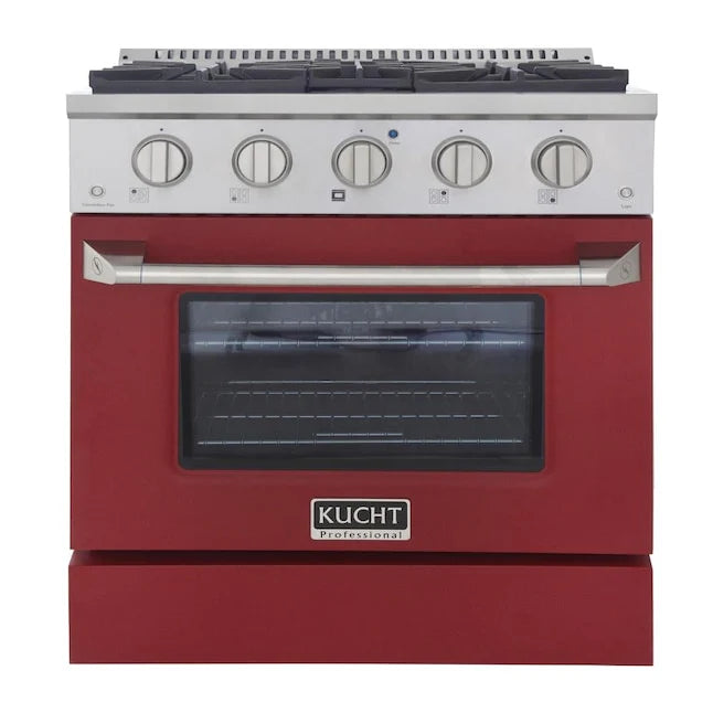 30 in. 4.2 cu ft. Propane Gas Range with Red Door D95978