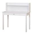White MDF Desk with Hutch G3114