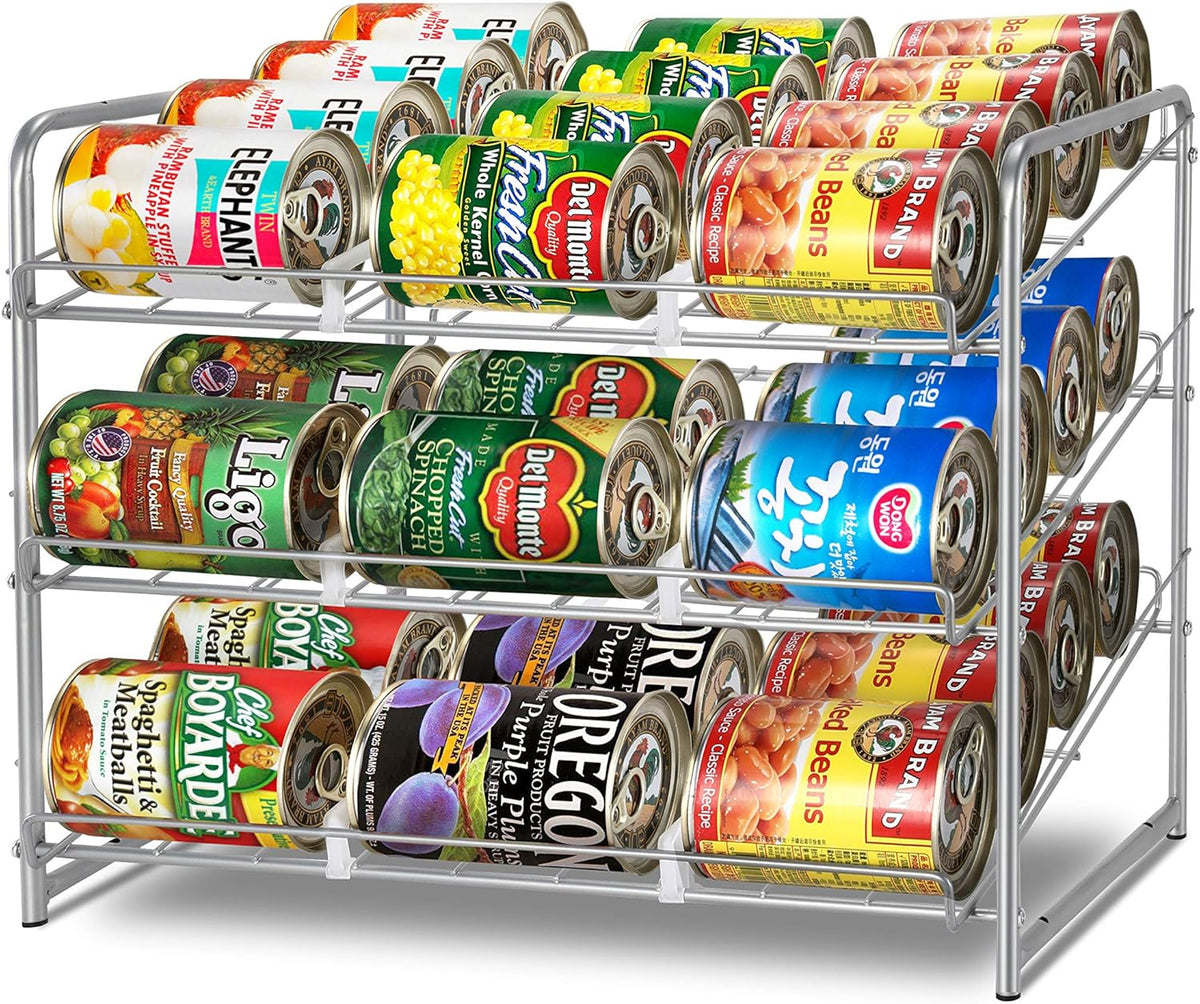 Chrome Stackable Can Rack Organizer, Pack of 2 T263