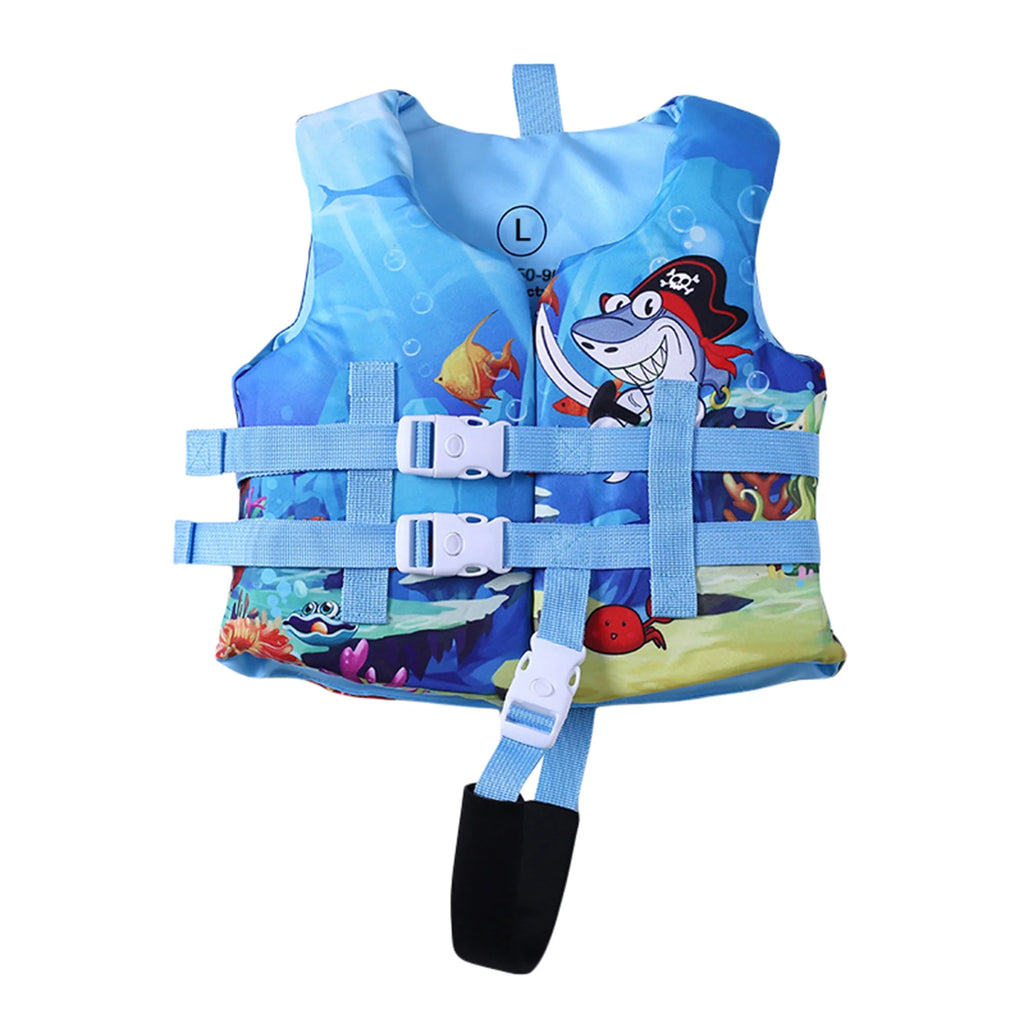 Cartoon Swim Vest with Adjustable Safety Strap F199