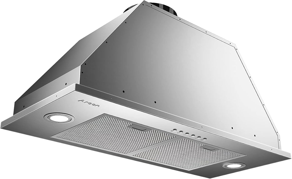 Stainless Steel Built-in Range Hood Insert 30, 900 CFM, 4 Speed, Aluminum Filters A3680