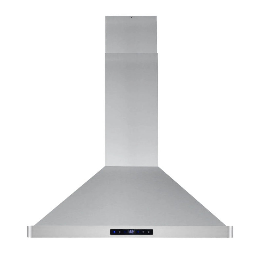30" 380 CFM Ductless Island Range Hood in Stainless Steel D768