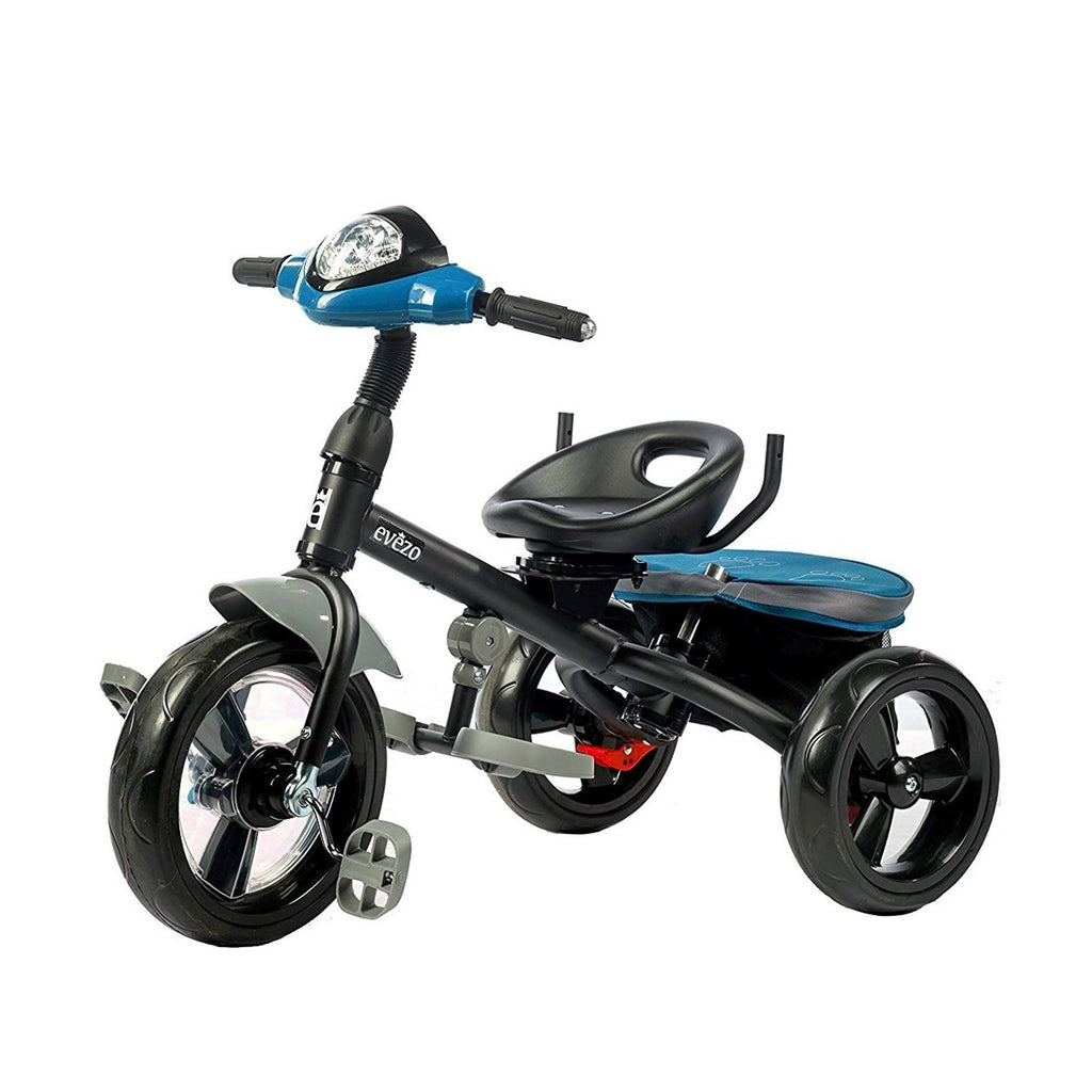 Blue 4-in-1 Stroller Trike with Canopy J501