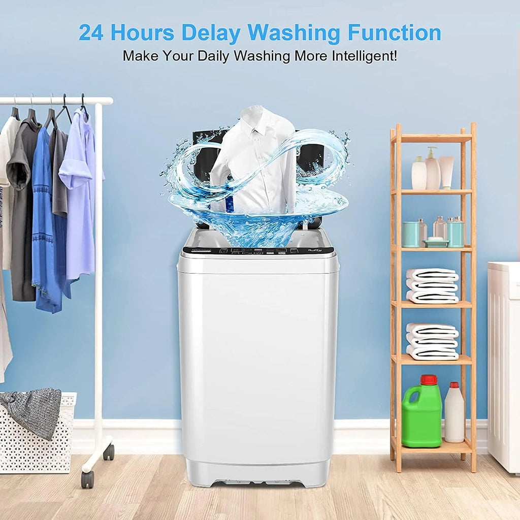 Portable Fully-Automatic Washing Machine 17.6lbs 1.9Cu.ft P946