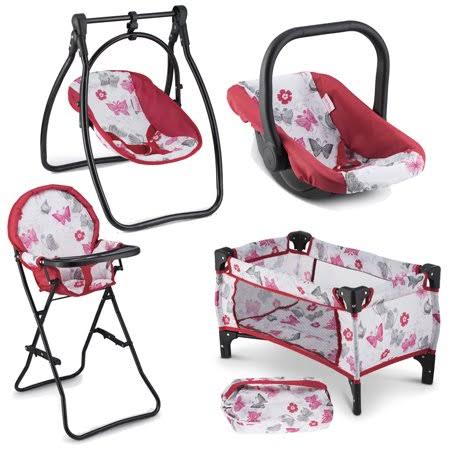 4 Piece Set Baby Doll Accessories X57454