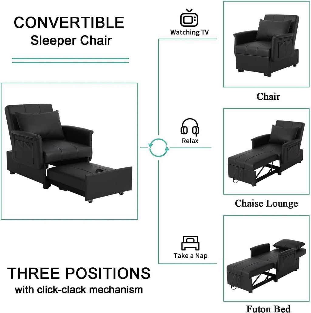 3 in 1 Folding Sofa Bed Chair O88799
