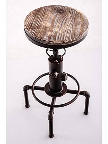 Red Bronze Industrial Bar Stool L90643