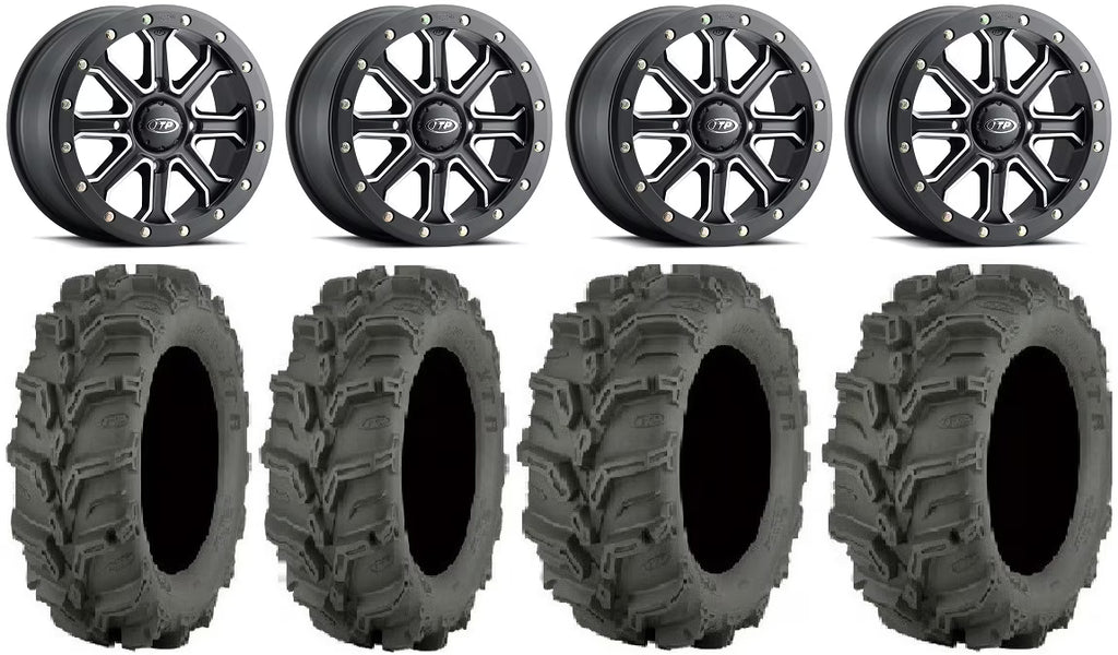 14" Black Beadlock Wheels with 27" Mud Lite XTR Tires D73866