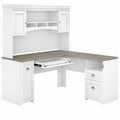 60W L Desk with Hutch C141696