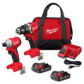 18V Lithium-Ion Brushless Cordless Compact Drill/Impact Combo Kit (2-Tool) F7289
