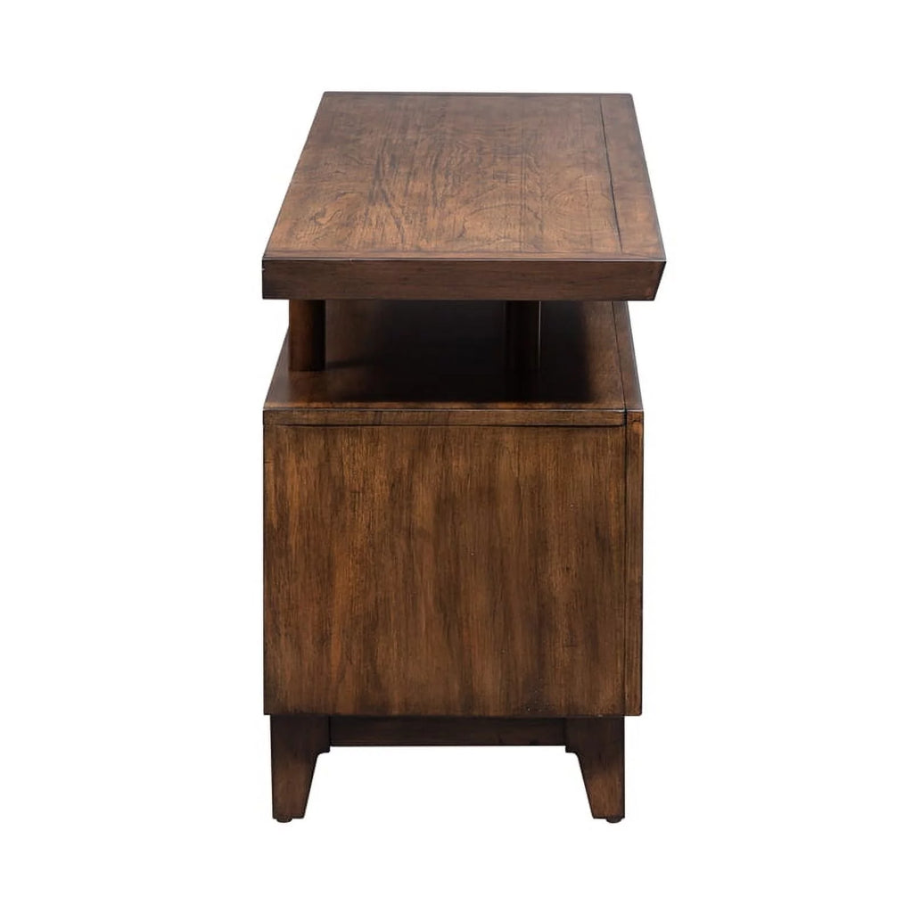 Modern Wood TV Console in Mahogany A690722