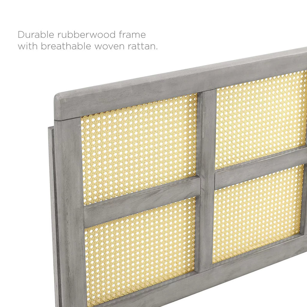 Grey Wood Full Size Headboard H26640