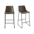 Metal Bar Stool Set, Gray A701