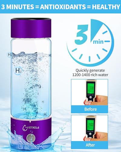 Hydrogen Water Bottle Generator with SPE PEM S274