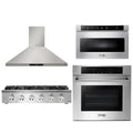 36 Gas Cooktop, Range Hood, Wall Oven, Microwave Q864