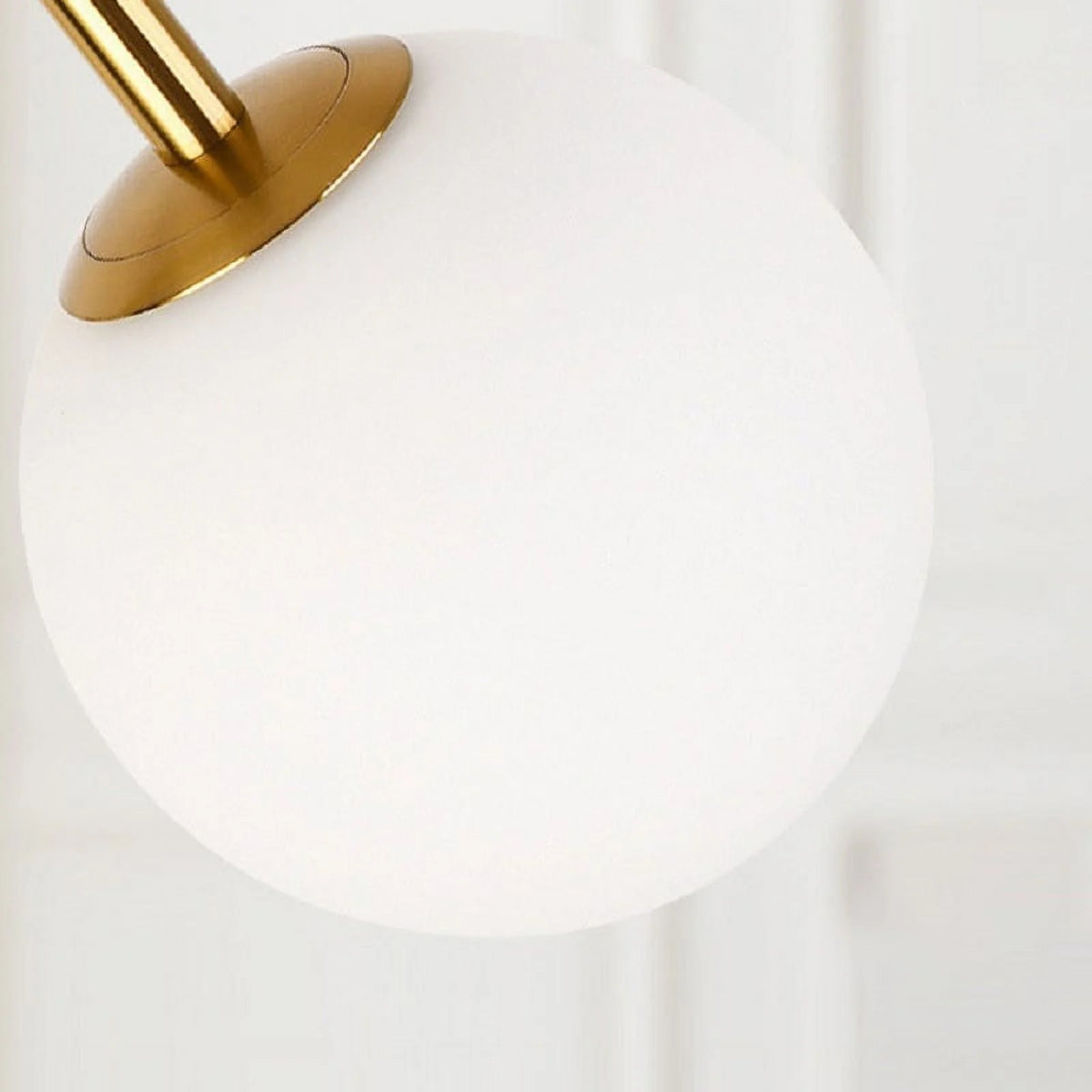 60" Modern Arc Floor Lamp with Shelf Gold Glass Shade Marble Base U7586