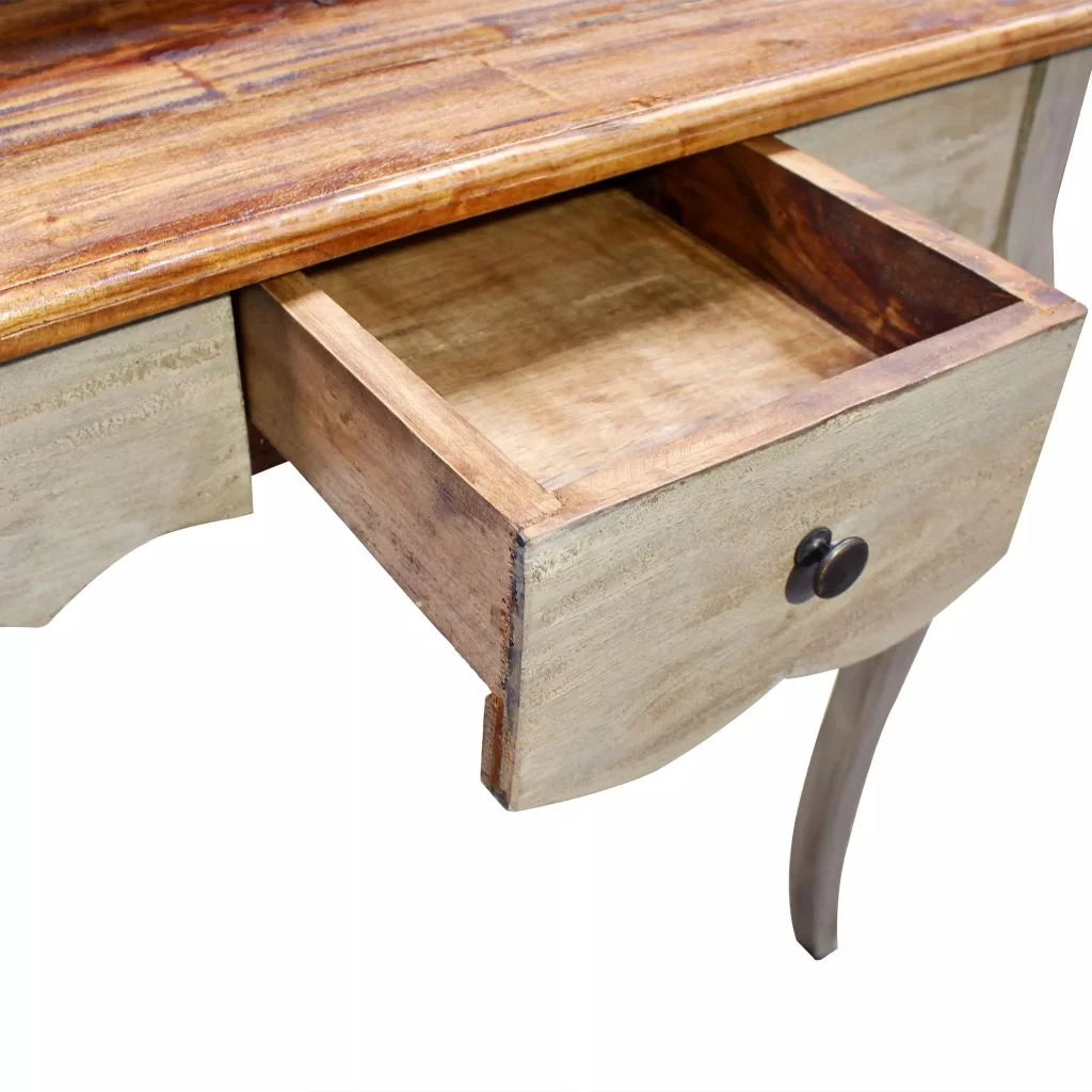 Solid Reclaimed Wood Writing Desk X291