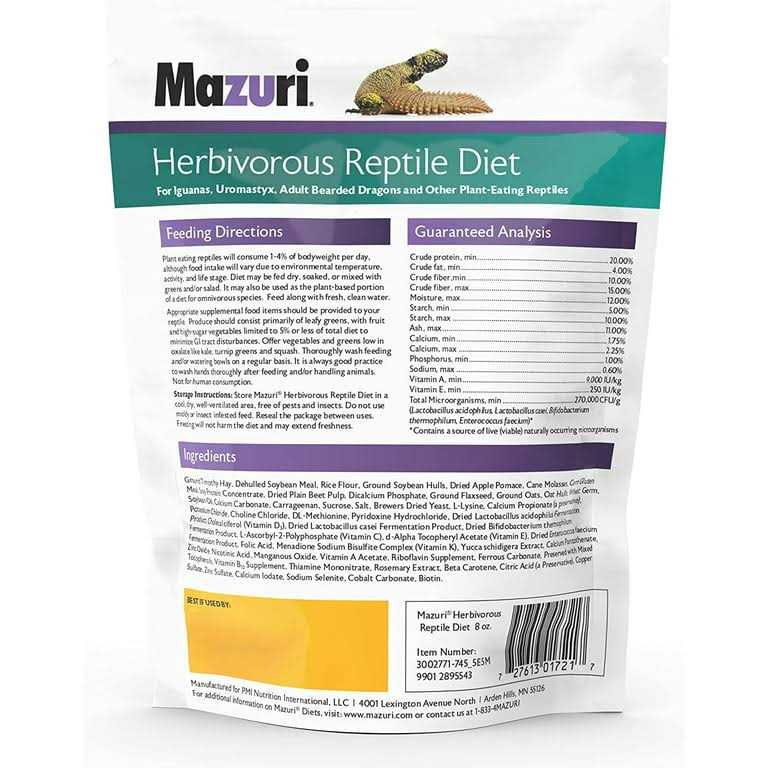 Herbivorous Reptile Diet J3905