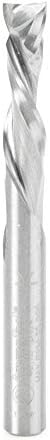 CNC Solid Carbide Compression Spiral 1/4 Dia x 7/8 x 1/4 Shank Pack of 2 J2755