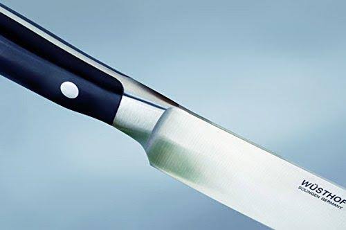 7-Inch Santoku Hollow Edge Black Knife G399829
