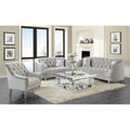 Grey 2-piece Tufted Living Room Set H143694