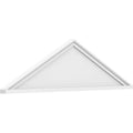 62x22W x 16-1/2x22H x 2x22P Peaked Cap Smooth PVC Pediment F681379