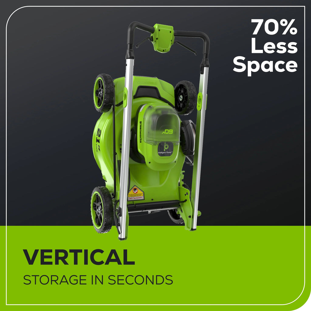 60V 21 Push Lawn Mower with Battery & Charger O867151