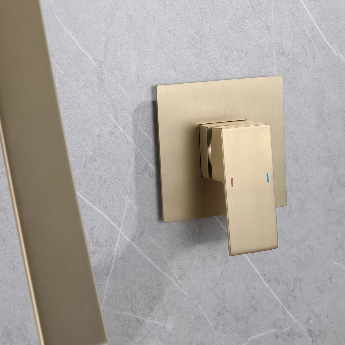 Wall Mounted Solid Brass Single Handle Bathroom Sink Faucet I380