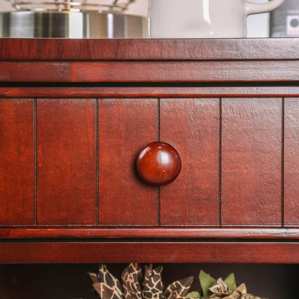 Cherry 1-Drawer Nightstand S1245