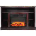 Mahogany Mantel Electric Fireplace G199223