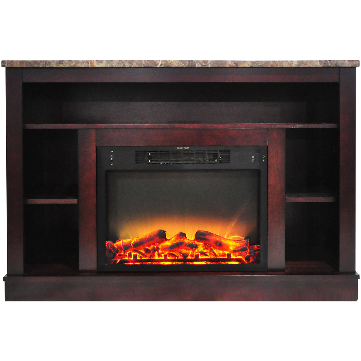 Mahogany Mantel Electric Fireplace G199223