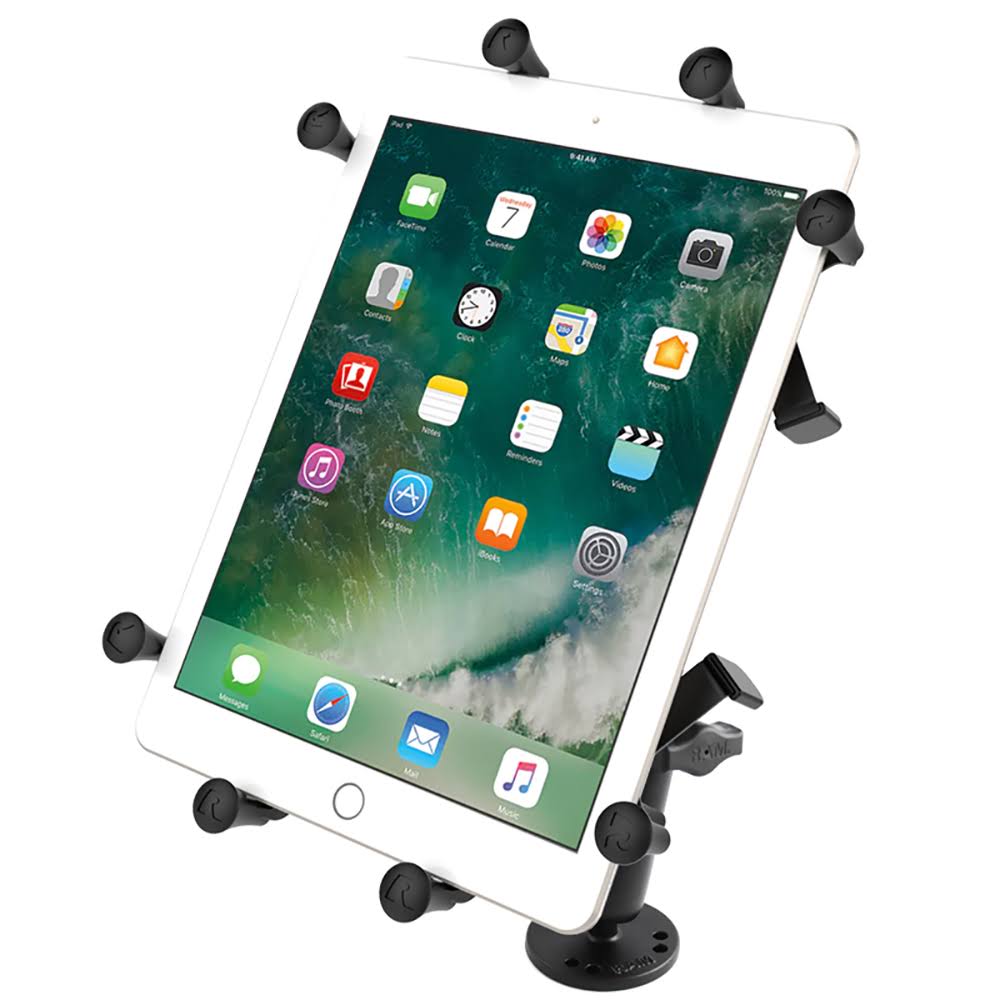 Large Tablet Holder with Long Flat Surface Mount I241