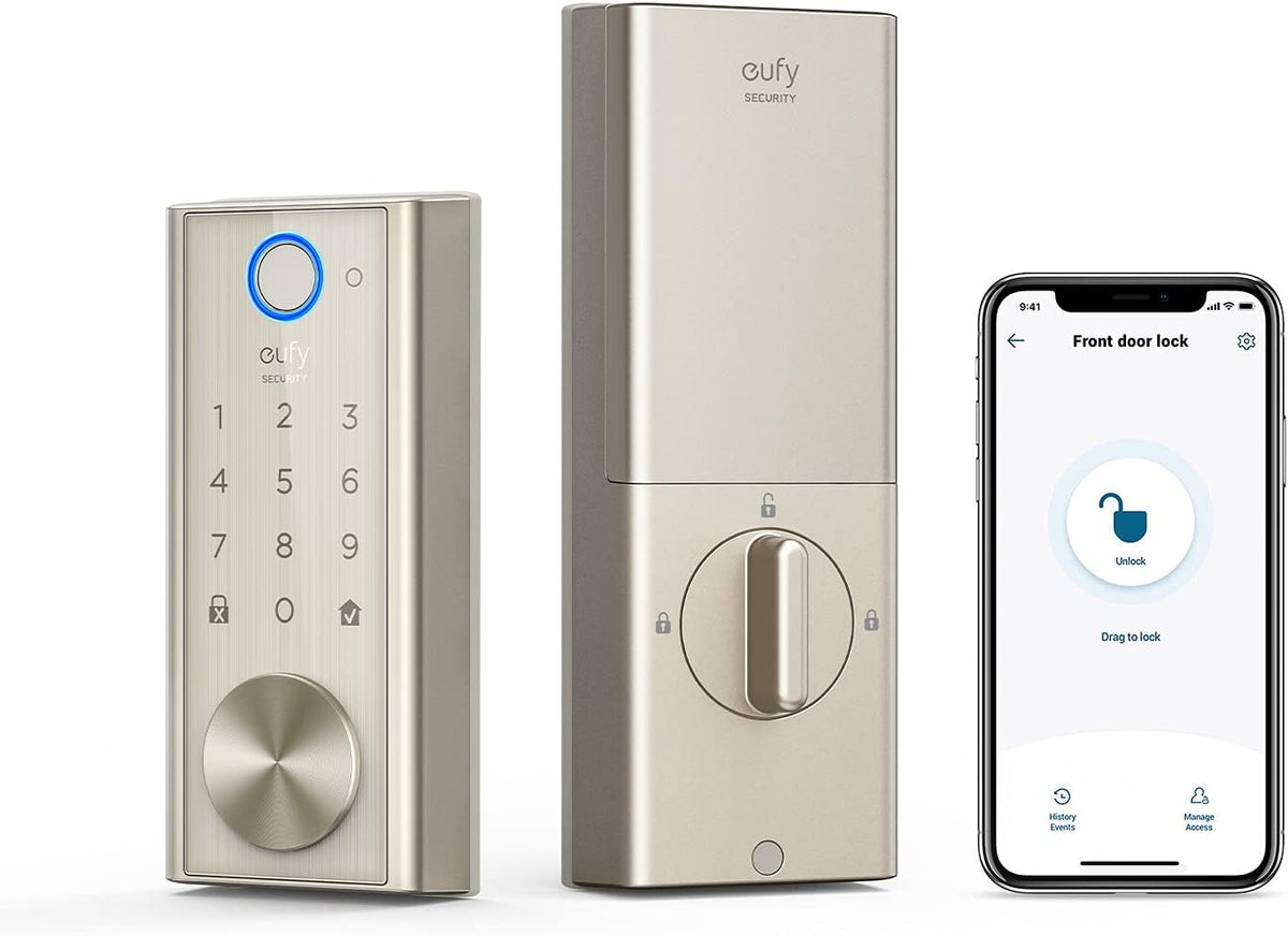Smart Lock Touch & Wi-Fi Fingerprint Keyless Entry Door Lock T41368
