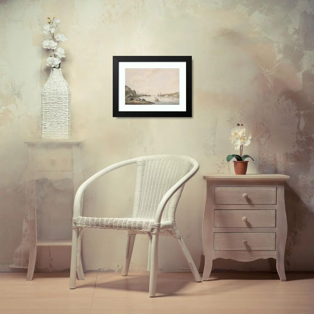 Black Modern Framed Art Print G361