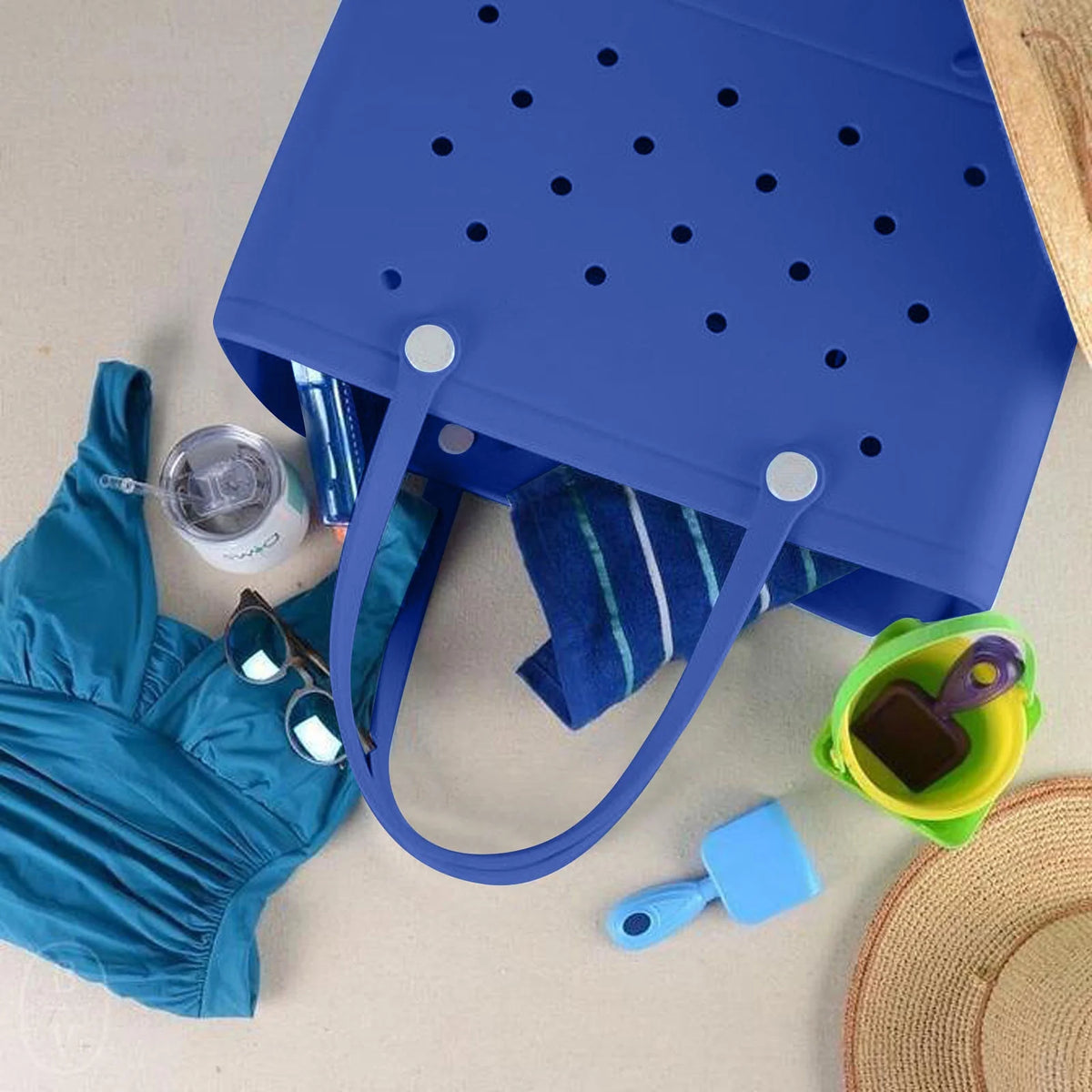 EVA Waterproof Beach Tote Bag J87259