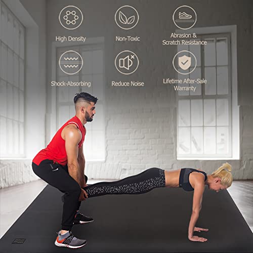 Large Non-Slip Exercise Mat 7mm U5695