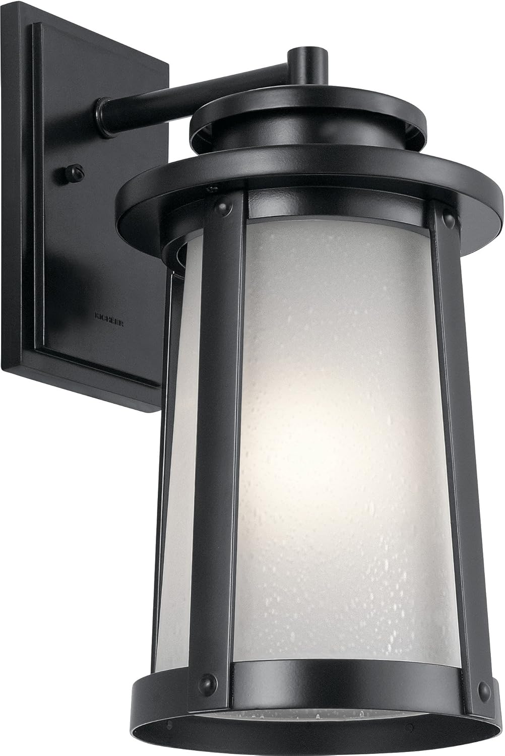 Textured Black Outdoor Wall Light C598