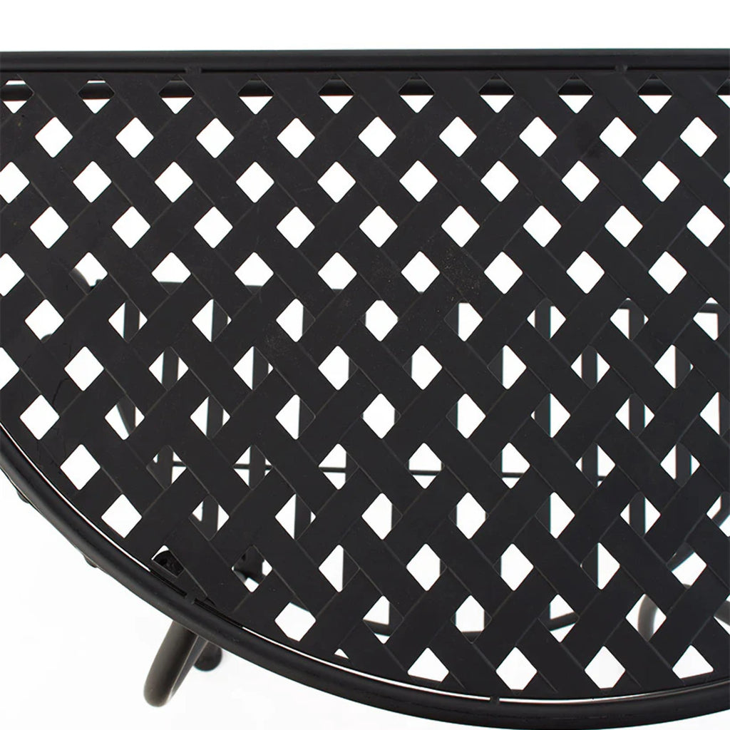 Metal Console Table Outdoor Half Moon Table A1527