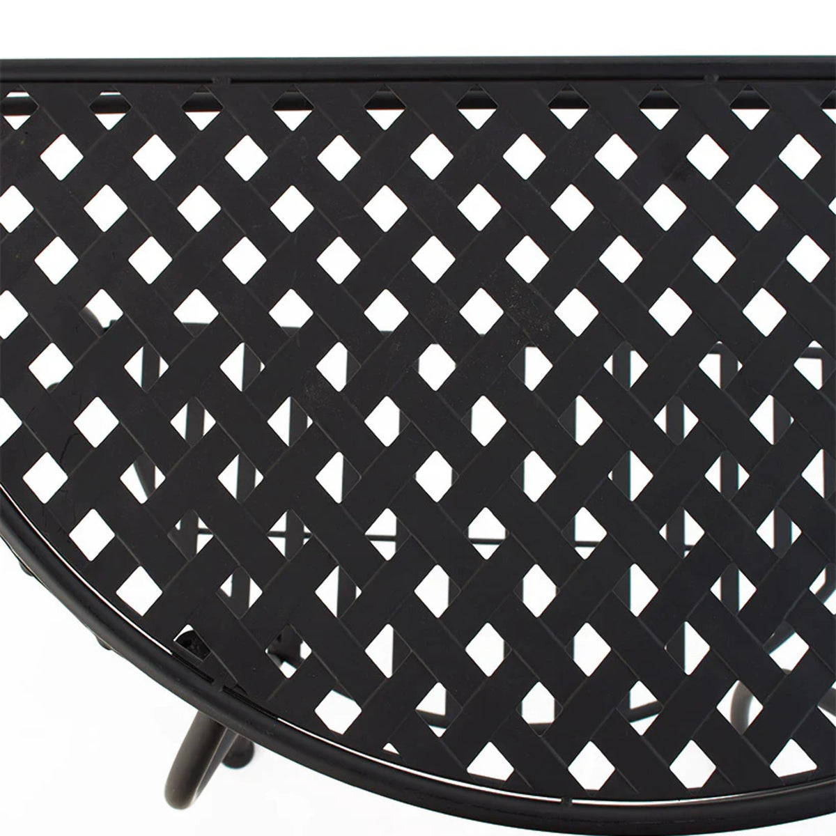 Metal Console Table Outdoor Half Moon Table A1527